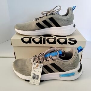 Adidas Gray and Black Running Shoes